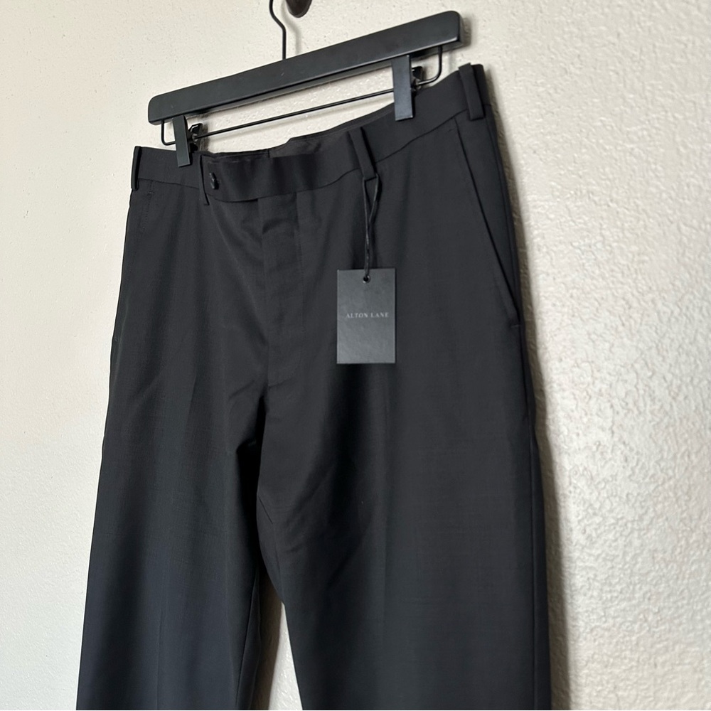 Alton Lane Tailored Fit Suit Pants Men’s Size 32 Black Dress Trousers NEW - Picture 3 of 6